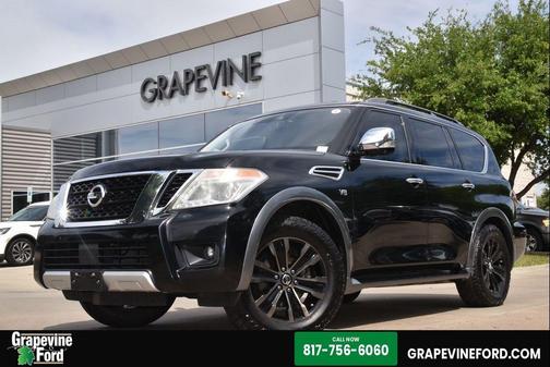 Super Black 2018 Nissan Armada Platinum