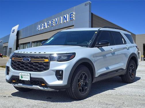 Space White Metallic 2026 Ford Explorer Tremor