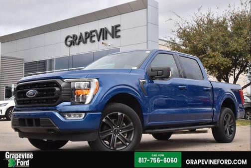 Atlas Blue Metallic 2022 Ford F-150 XLT