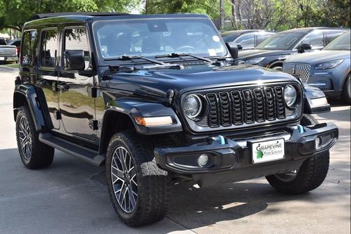Black Clearcoat 2024 Jeep Wrangler 4xe High Altitude