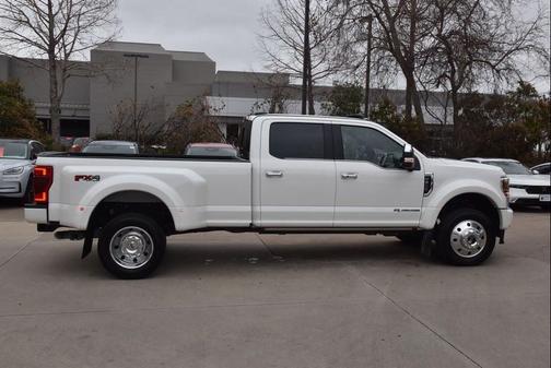Star White Metallic Tri-Coat 2020 Ford F-450 Platinum