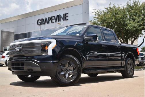 Antimatter Blue 2025 Ford F-150 Lightning LARIAT