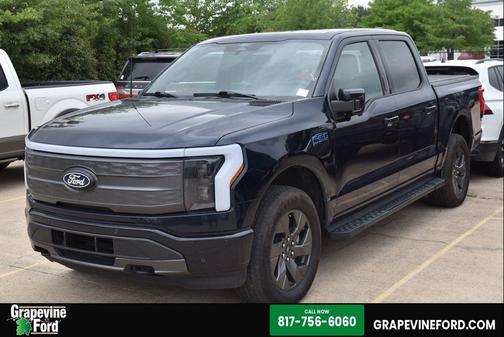 Antimatter Blue 2025 Ford F-150 Lightning LARIAT