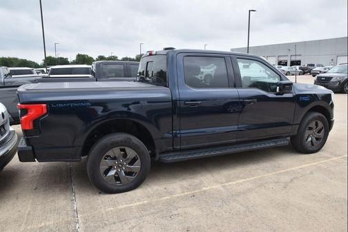 Antimatter Blue 2025 Ford F-150 Lightning LARIAT