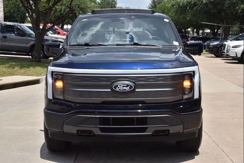 Antimatter Blue 2025 Ford F-150 Lightning LARIAT