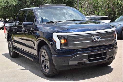 Antimatter Blue 2025 Ford F-150 Lightning LARIAT