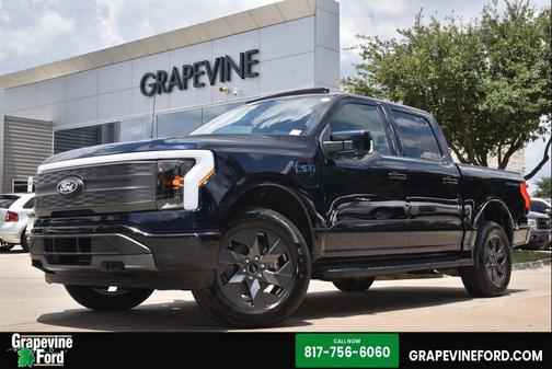 Antimatter Blue 2025 Ford F-150 Lightning LARIAT