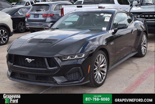 Shadow Black 2025 Ford Mustang GT Premium