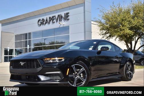 Shadow Black 2025 Ford Mustang EcoBoost Premium