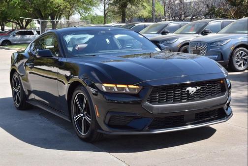 Shadow Black 2025 Ford Mustang EcoBoost Premium