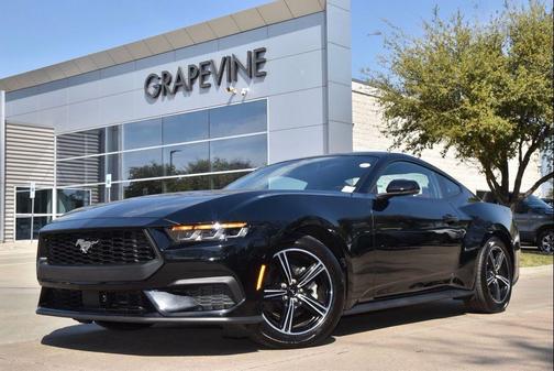 Shadow Black 2025 Ford Mustang EcoBoost Premium