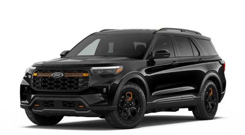Agate Black Metallic 2026 Ford Explorer Tremor