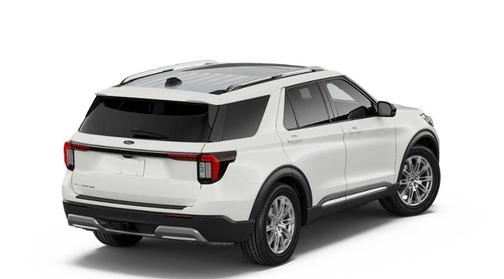 Star White Metallic Tri-Coat 2026 Ford Explorer Platinum