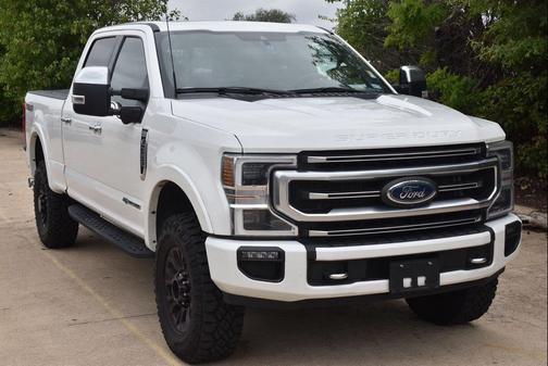 Oxford White 2022 Ford F-350 Platinum