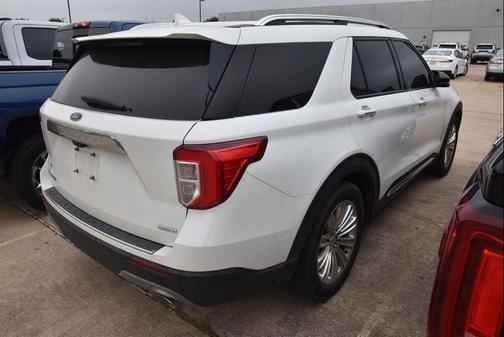 Star White Metallic Tri-Coat 2020 Ford Explorer Limited