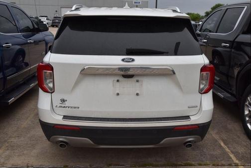 Star White Metallic Tri-Coat 2020 Ford Explorer Limited