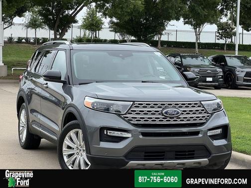 Carbonized Gray Metallic 2023 Ford Explorer Limited
