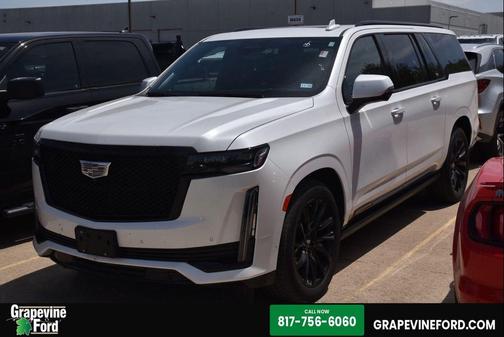 Crystal White Tricoat 2023 Cadillac Escalade ESV Sport Platinum