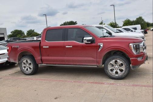 Rapid Red Metallic Tinted Clearcoat 2022 Ford F-150 Platinum