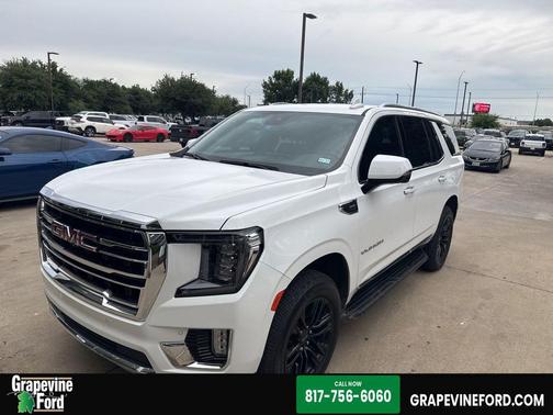 Summit White 2023 GMC Yukon SLT