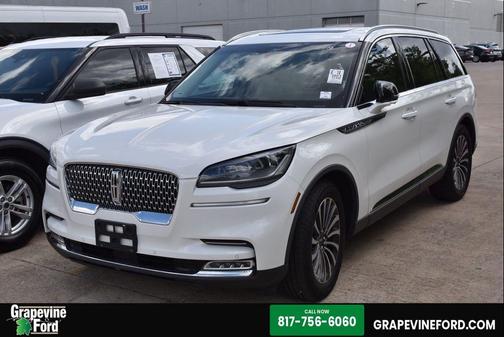 Pristine White 2021 Lincoln Aviator Reserve