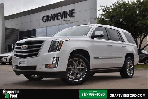 Crystal White Tricoat 2019 Cadillac Escalade Premium Luxury