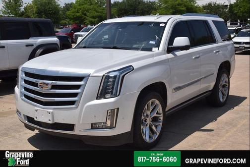 Crystal White Tricoat 2019 Cadillac Escalade Premium Luxury