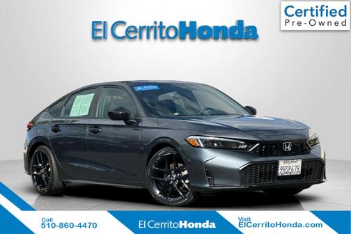 Meteorite Gray Metallic 2025 Honda Civic