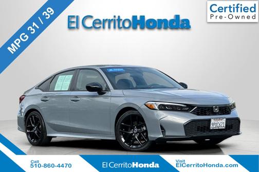 Urban Gray Pearl 2025 Honda Civic