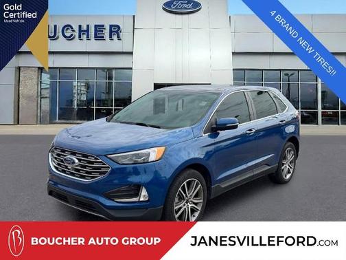 ATLAS BLUE 2024 Ford Edge TITANIUM