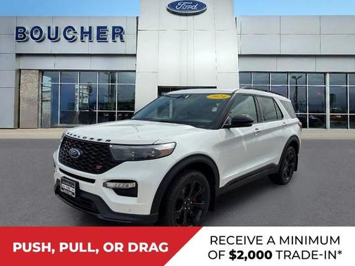 STAR WHITE MET TRI-COAT 2024 Ford Explorer ST