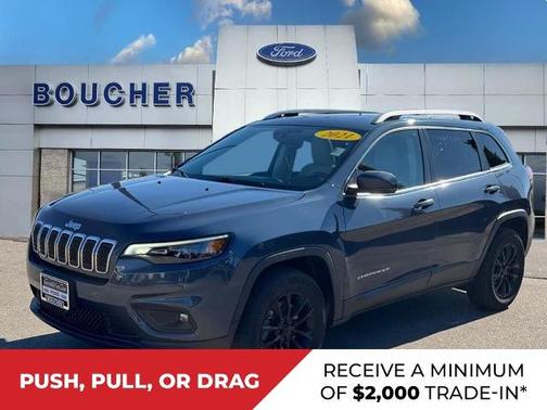 Slate Blue Pearlcoat 2021 Jeep Cherokee LATITUDE LUX