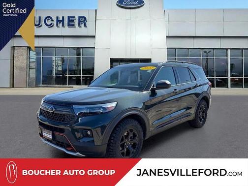 FORGED GREEN METALLIC 2022 Ford Explorer TIMBERLINE