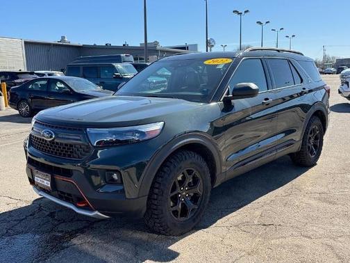 FORGED GREEN METALLIC 2022 Ford Explorer TIMBERLINE