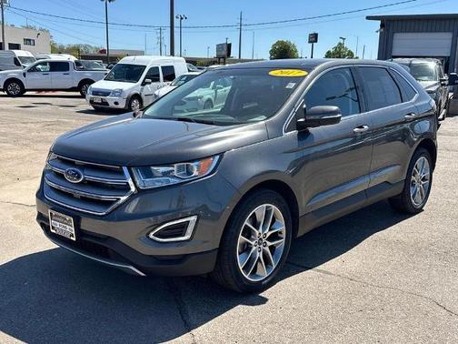 MAGNETIC METALLIC 2017 Ford Edge TITANIUM