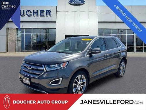 MAGNETIC METALLIC 2017 Ford Edge TITANIUM