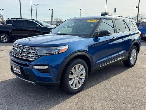 ATLAS BLUE METALLIC 2022 Ford Explorer LIMITED