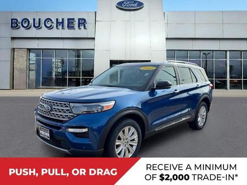 ATLAS BLUE METALLIC 2022 Ford Explorer LIMITED