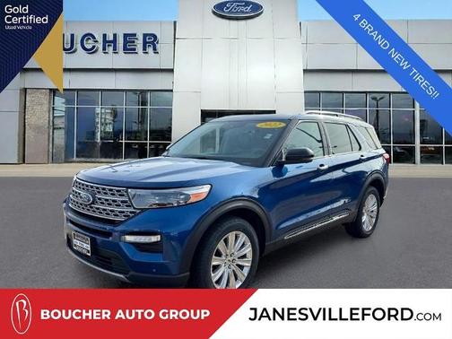 ATLAS BLUE METALLIC 2022 Ford Explorer LIMITED