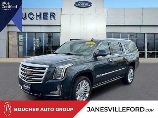 Blue 2019 Cadillac Escalade PLATINUM