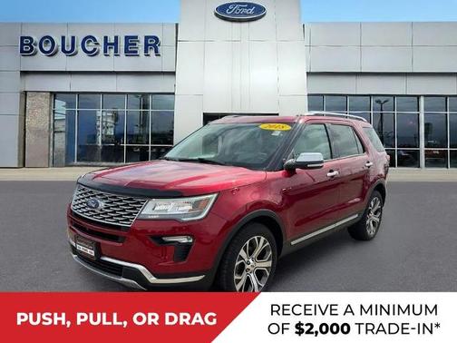 RUBY RED METALLIC TINTED CC 2018 Ford Explorer PLATINUM