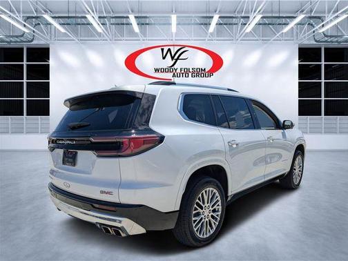 White Frost Tri-Coat 2024 GMC Acadia Denali