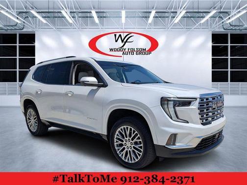 White Frost Tri-Coat 2024 GMC Acadia Denali