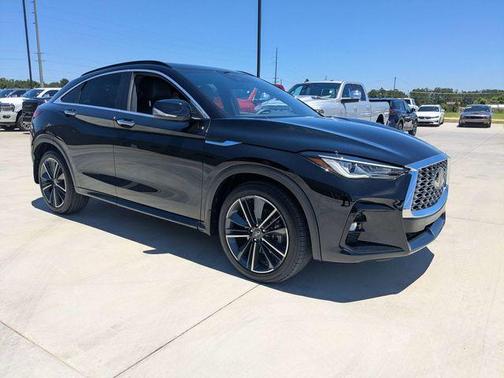 Black Obsidian 2025 INFINITI QX55 LUXE