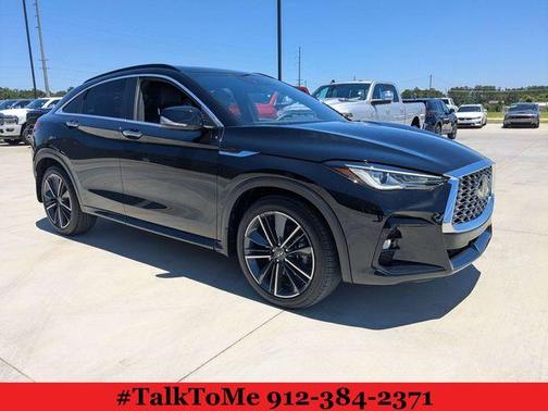 Black Obsidian 2025 INFINITI QX55 LUXE