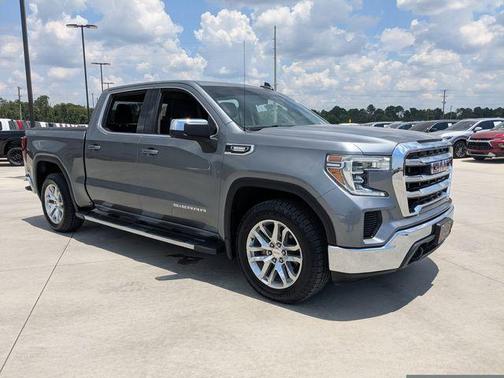 Steel Metallic 2021 GMC Sierra 1500 SLE