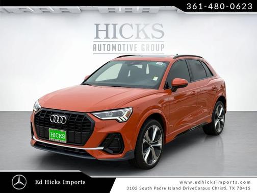 Pulse Orange 2022 Audi Q3 45 S line Premium Plus