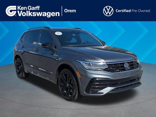 Platinum Gray Metallic 2024 Volkswagen Tiguan 2.0T SE R-Line Black 4MOTION