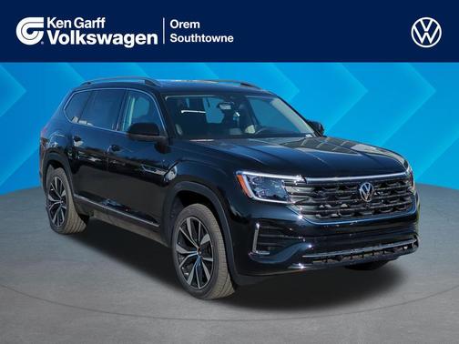 deep black pearl 2026 Volkswagen Atlas 2.0T SEL Premium R-Line 4MOTION