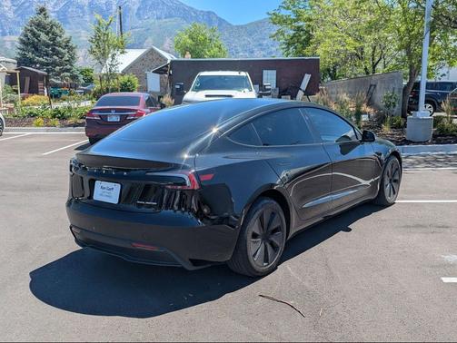Black 2025 Tesla Model 3 Long Range